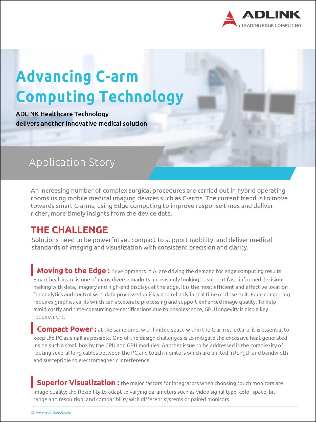 c-arm solution,  edge computing, medical box pc, medical mini pc, surgical monitor, hdbaset