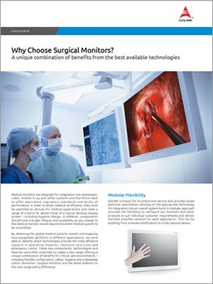 medical monitor, surgical monitor, mdr-certified monitor