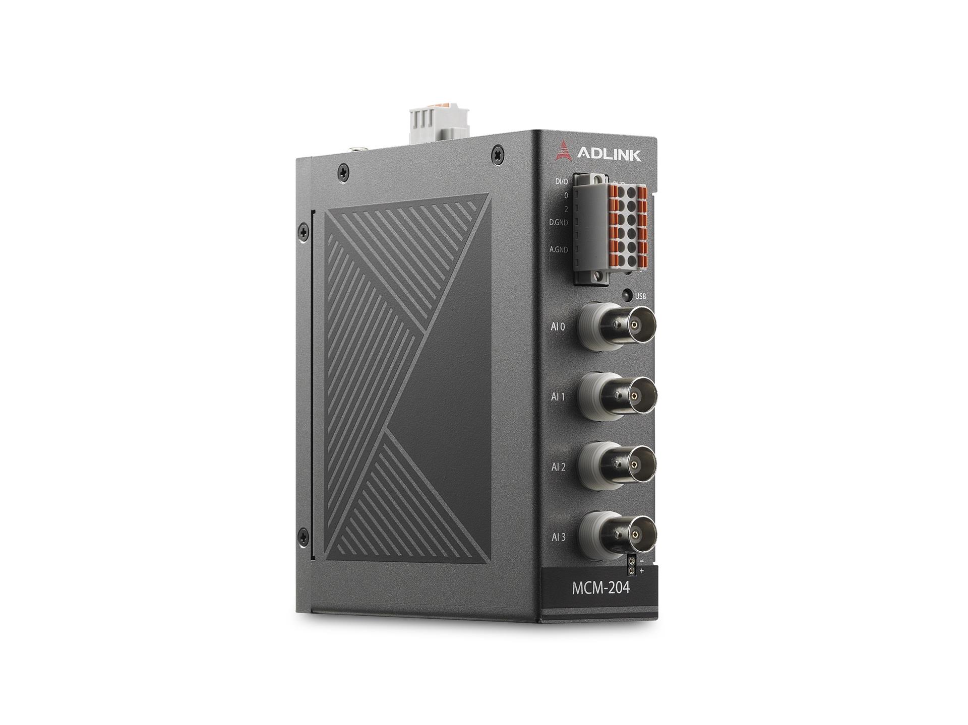 MCM-204<br />4채널 AI, 24비트, 128KS/s, 4채널 DI/O 성능의 독립형 이더넷 DAQ